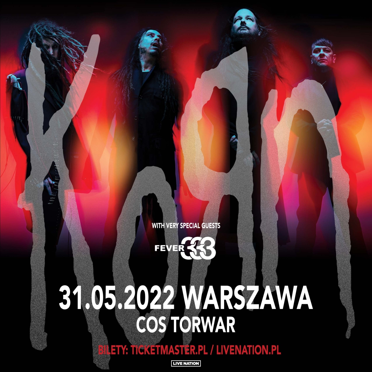 Korn i FEVER 333 już za kilka dni zagrają koncert w Polsce. Warto tam