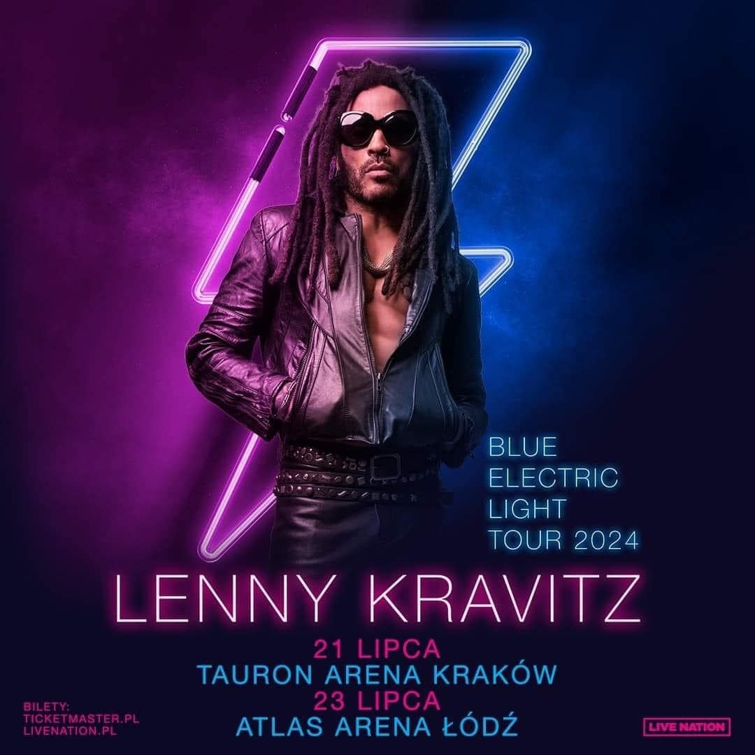 Lenny Kravitz zagra dwa koncerty w Polsce w 2024 roku [DATA, BILETY